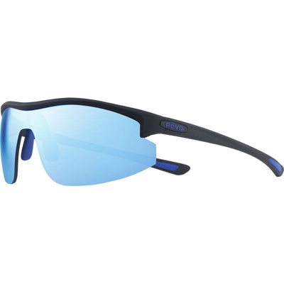 Shadow, Matte Black/Blue Water Mirror Polarised Lenses