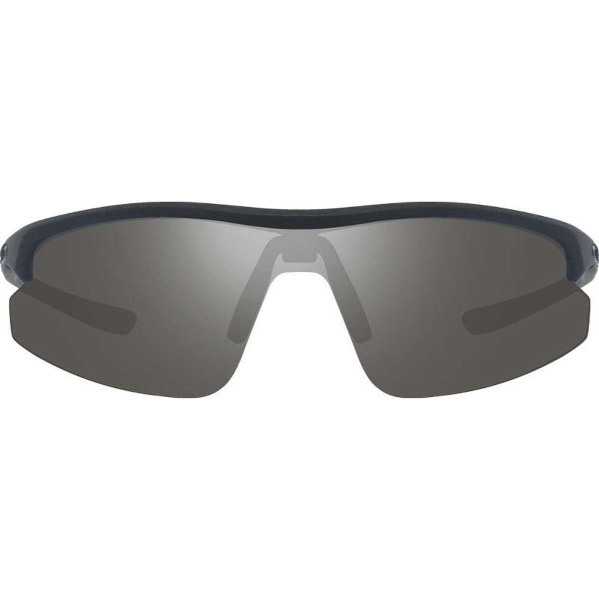 Shadow, Matte Black/Graphite Silver Flash Mirror Polarised Lenses