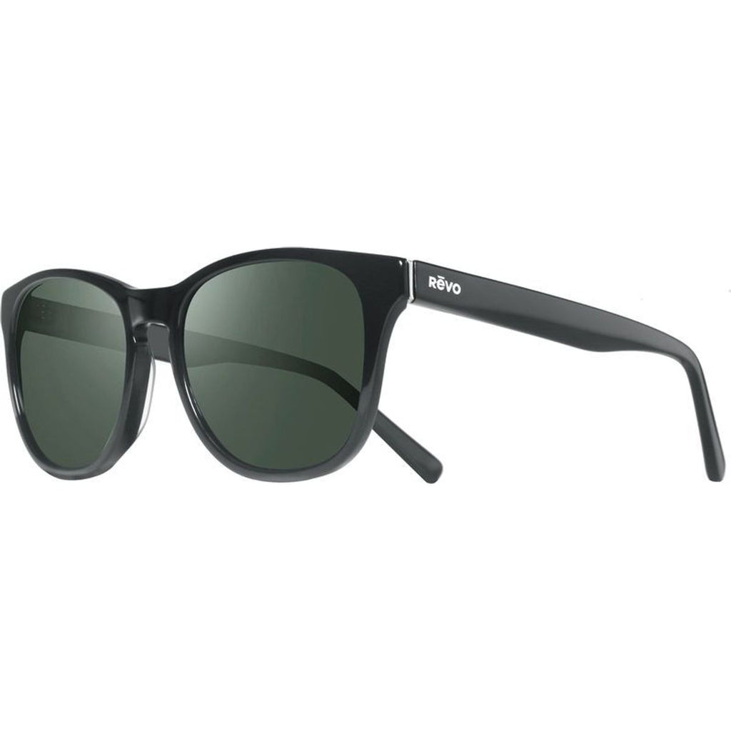 Tatum, Shiny Black/Smoky Green Polarised Glass Lenses
