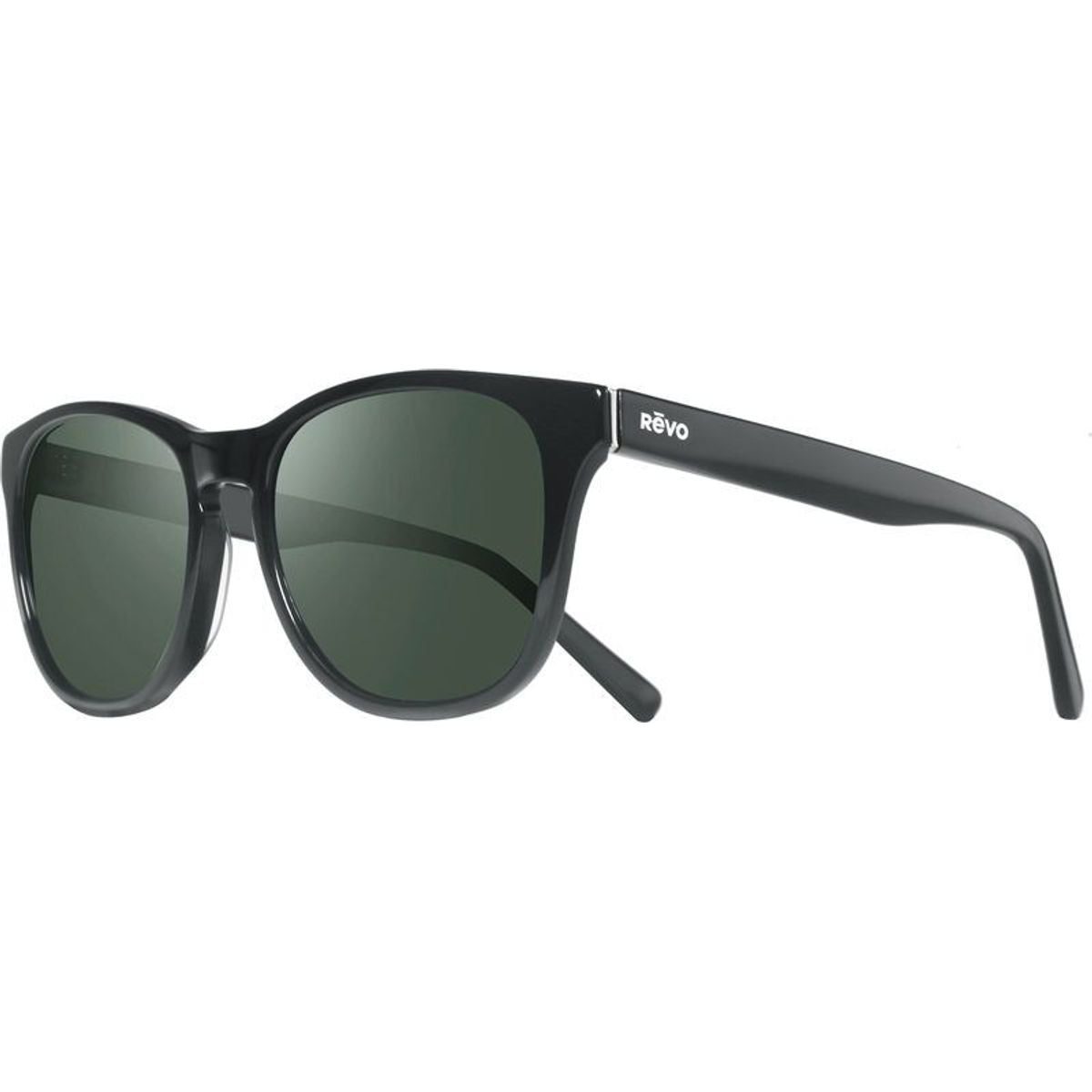 Tatum, Shiny Black/Smoky Green Polarised Glass Lenses