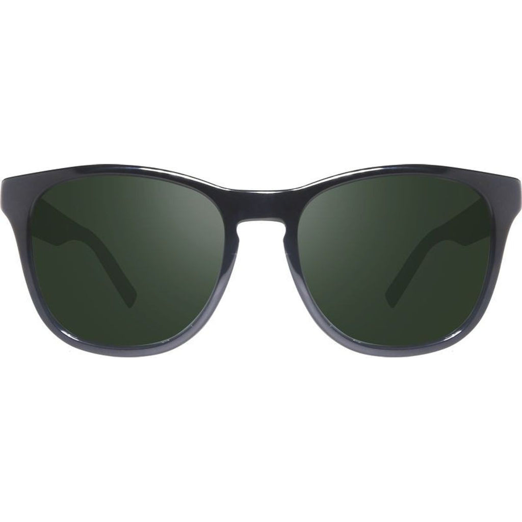 Tatum, Shiny Black/Smoky Green Polarised Glass Lenses