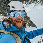 Traverse, White/Blue Water Mirror Polarised Lenses