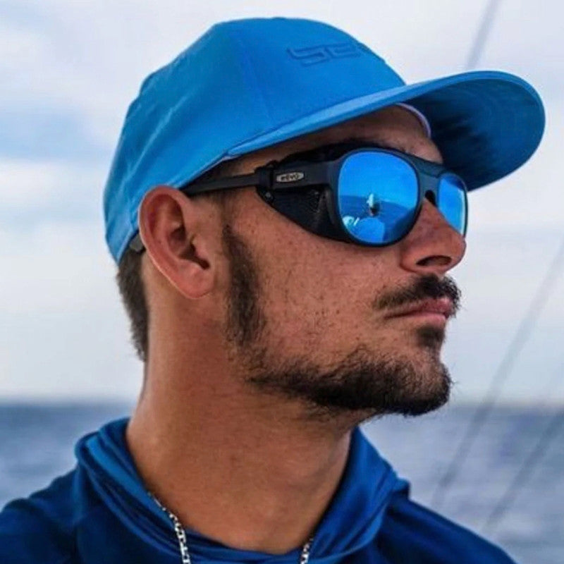 Traverse, Black/Blue Water Mirror Polarised Lenses