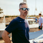 Vertex, Matte Black/Blue Water Mirror Polarised Lenses