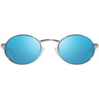 Vintage Oval, Chrome/H2O Blue Mirror Polarised Glass Lenses