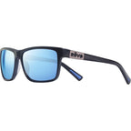 Winston, Matte Black/Blue Water Mirror Polarised Lenses