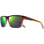 Winston S, Brown Horn/Evergreen Mirror Polarised Lenses