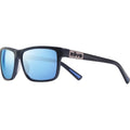 Winston S, Matte Black/Blue Water Mirror Polarised Lenses