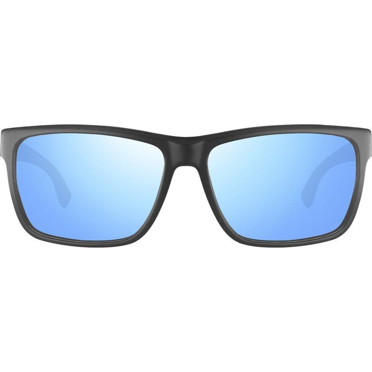 Winston S, Matte Black/Blue Water Mirror Polarised Lenses
