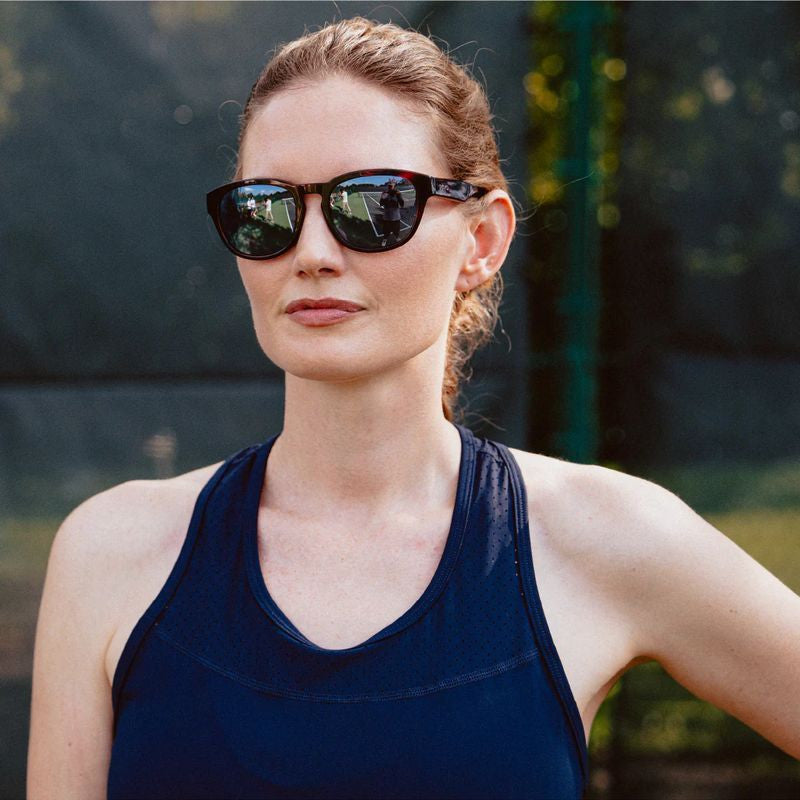 Zinger II, Red Tortoise/Graphite Silver Flash Mirror Polarised Lenses