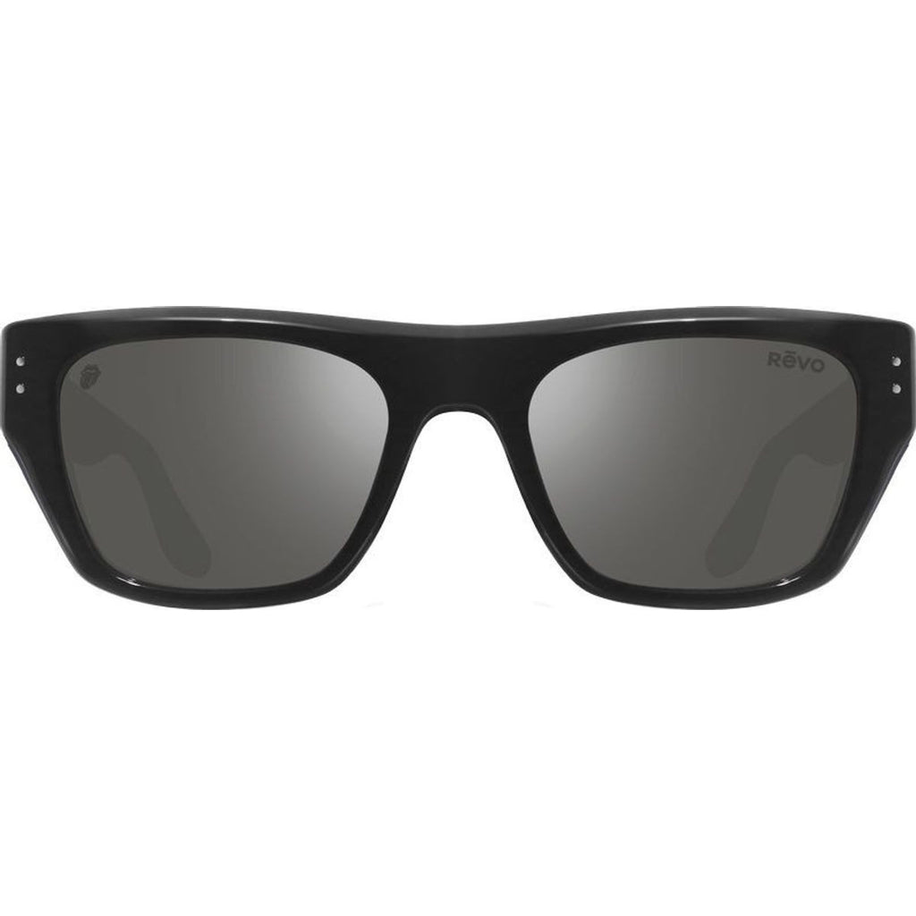 Happy, Revo x The Rolling Stones Black/Graphite Silver Flash Mirror Polarised Lenses