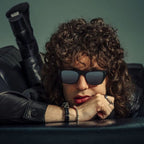 Happy, Revo x The Rolling Stones Black/Graphite Silver Flash Mirror Polarised Lenses