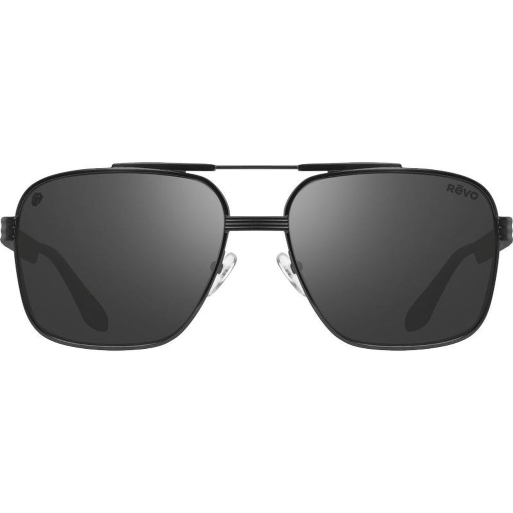 Midnight Rambler, Revo x The Rolling Stones Black/Graphite Silver Flash Mirror Polarised Lenses