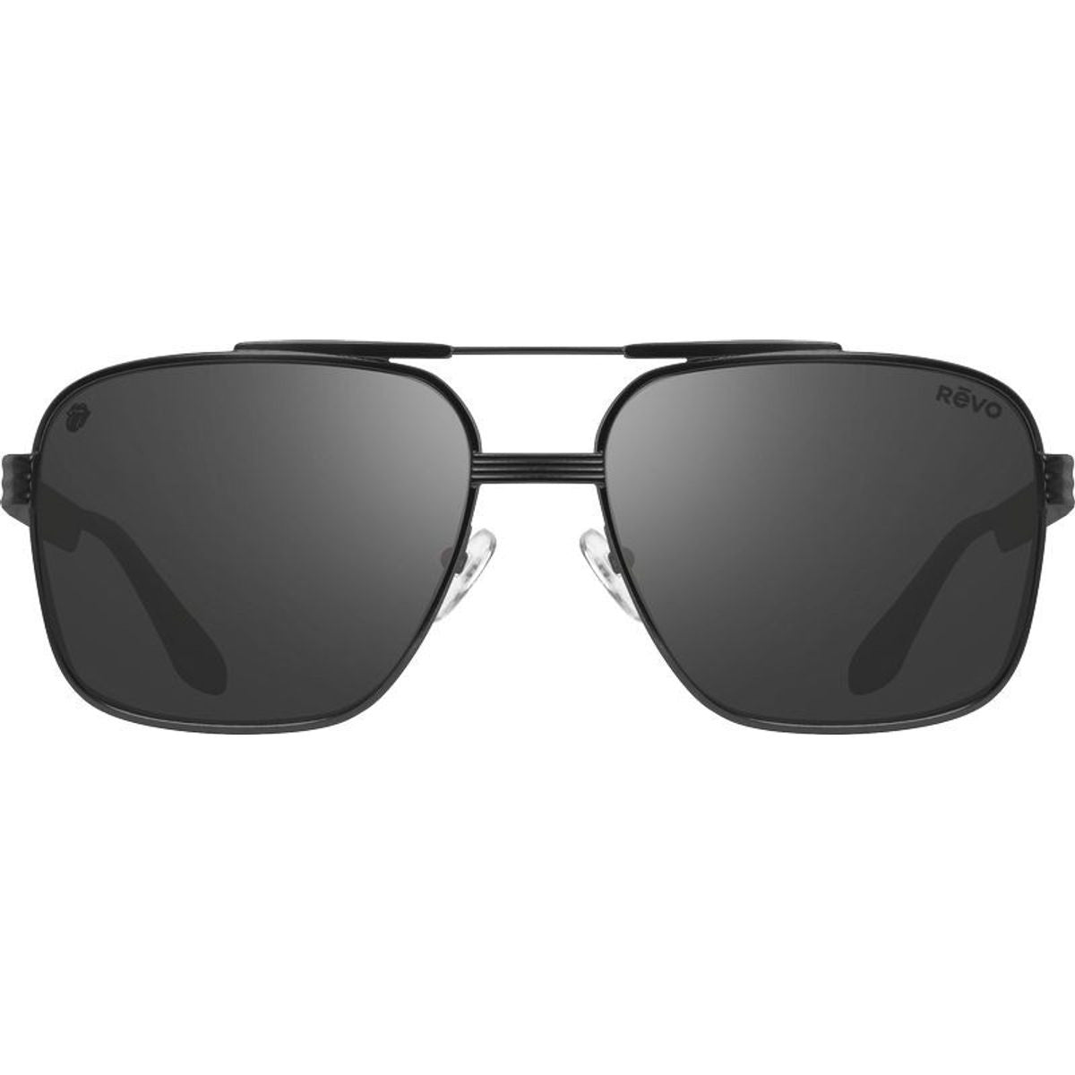 Midnight Rambler, Revo x The Rolling Stones Black/Graphite Silver Flash Mirror Polarised Lenses