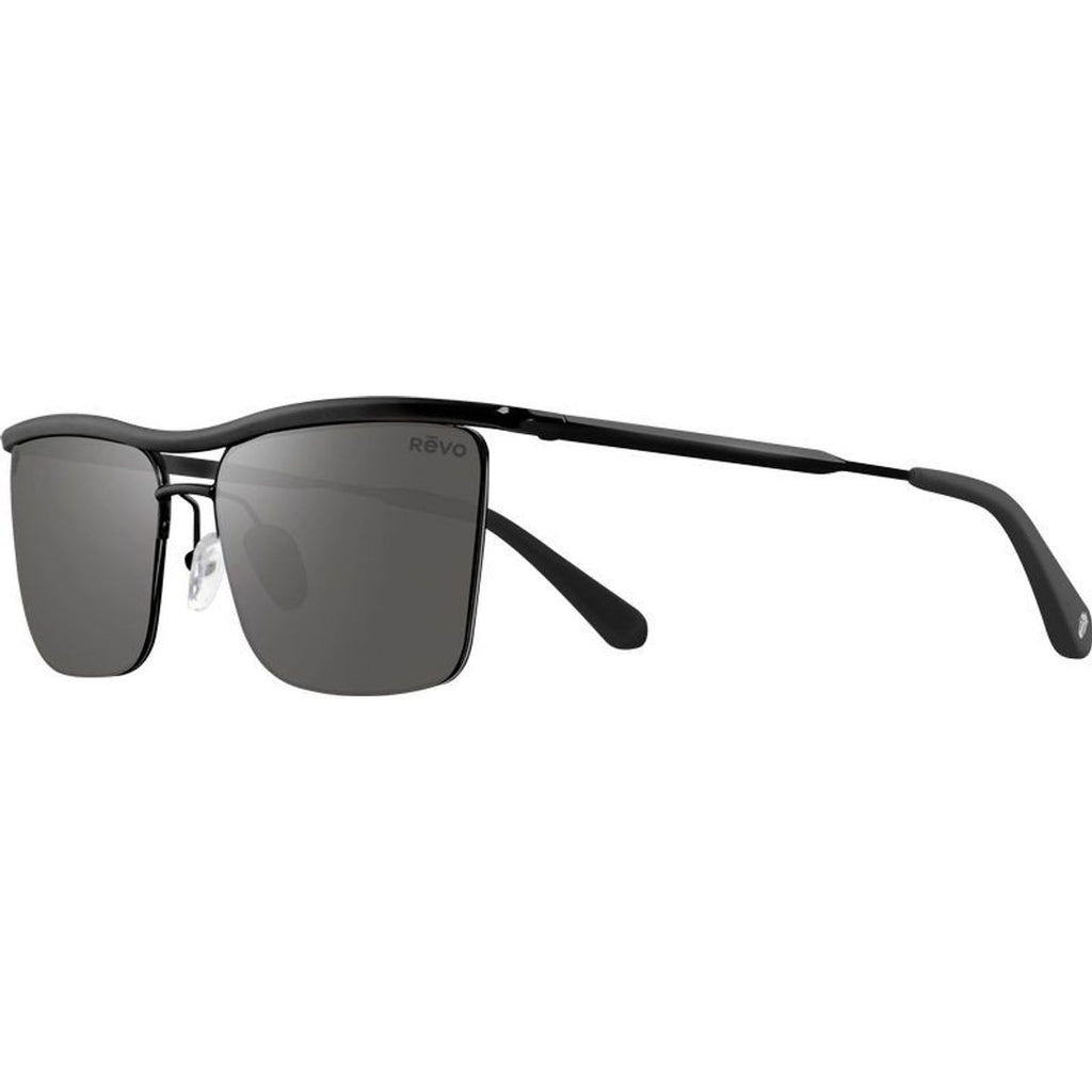 Start Me Up, Revo x The Rolling Stones Black/Graphite Silver Flash Mirror Polarised Lenses