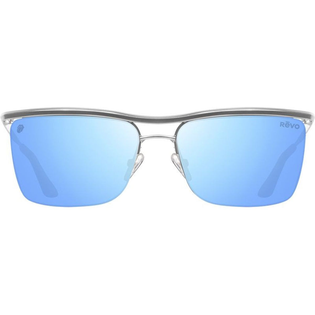 Start Me Up, Revo x The Rolling Stones Chrome/Blue Water Mirror Polarised Lenses