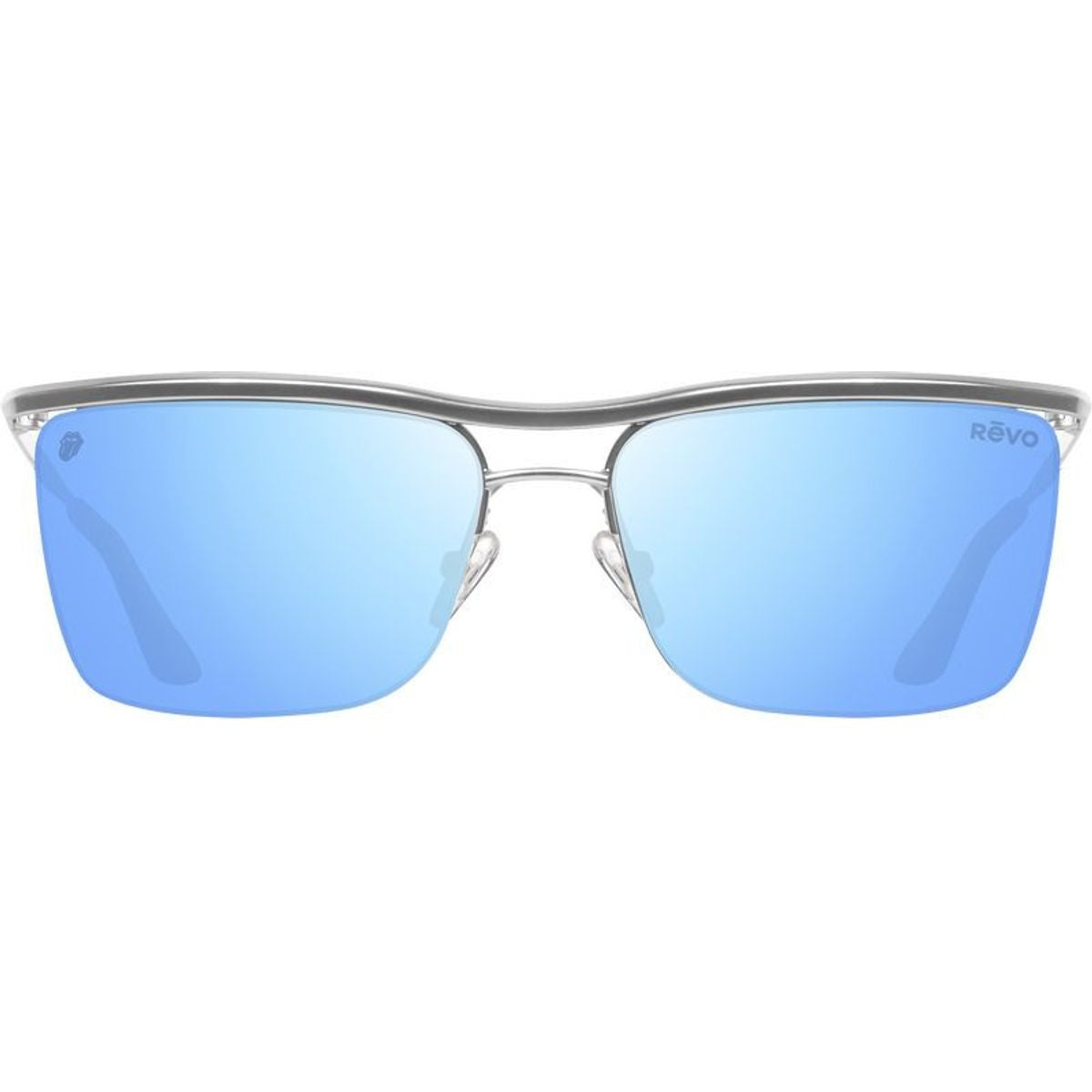 Start Me Up, Revo x The Rolling Stones Chrome/Blue Water Mirror Polarised Lenses