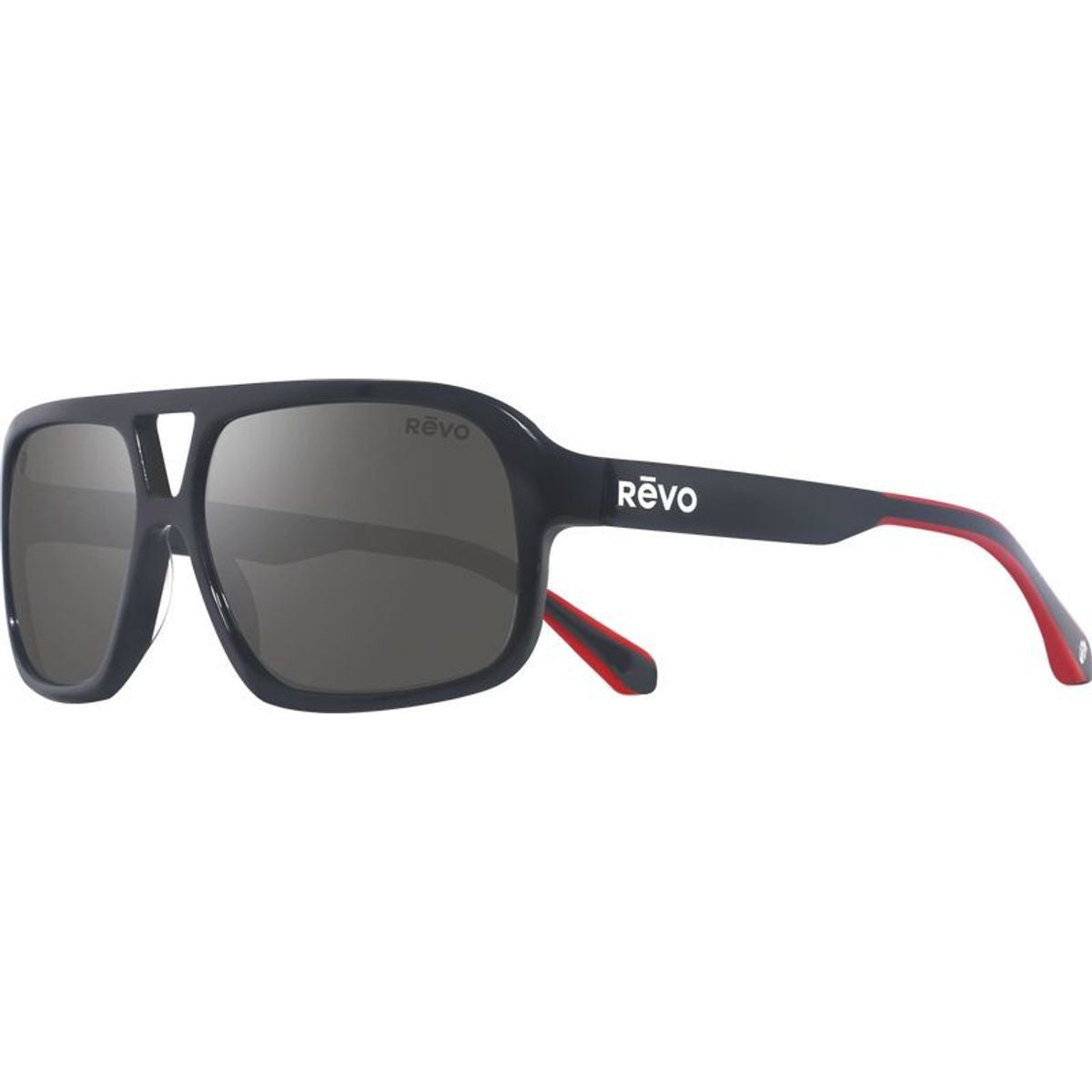 Wild Horses, Revo x The Rolling Stones Black/Graphite Silver Flash Mirror Polarised Lenses