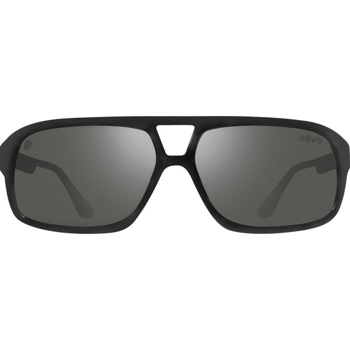 Wild Horses, Revo x The Rolling Stones Black/Graphite Silver Flash Mirror Polarised Lenses