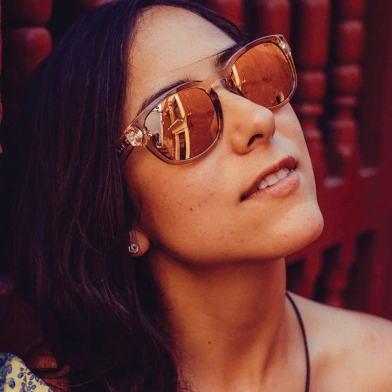 Zinger, Crystal Sand/Champagne Gold Mirror Polarised Lenses