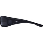 Dragster, Matte Black/Black Polarised Lenses