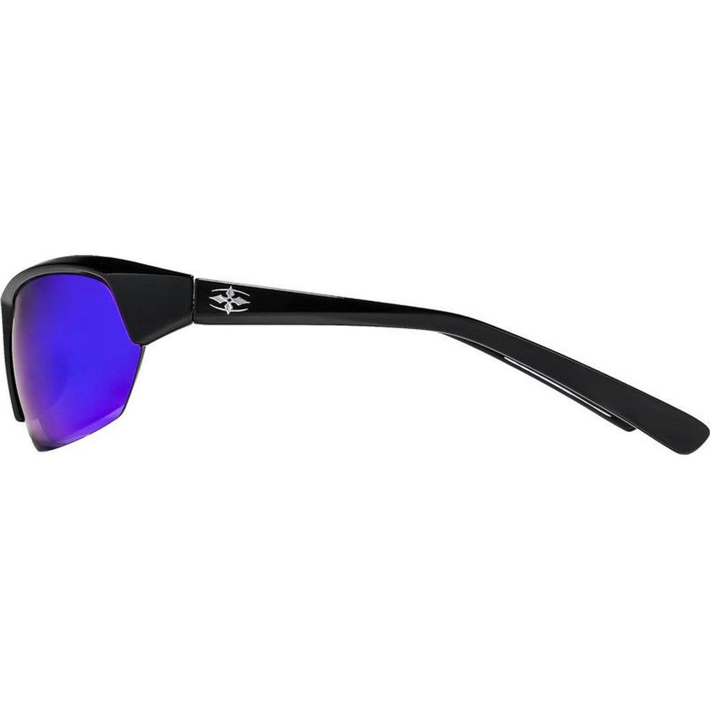 Break & Enter, Polished Black/Blue Mirror Lenses