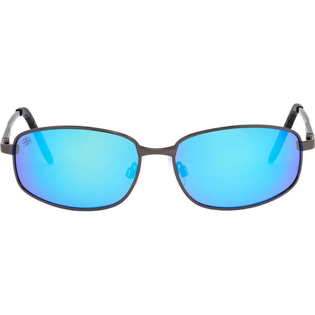 Californication, Polished Gunmetal/Blue Mirror Lenses