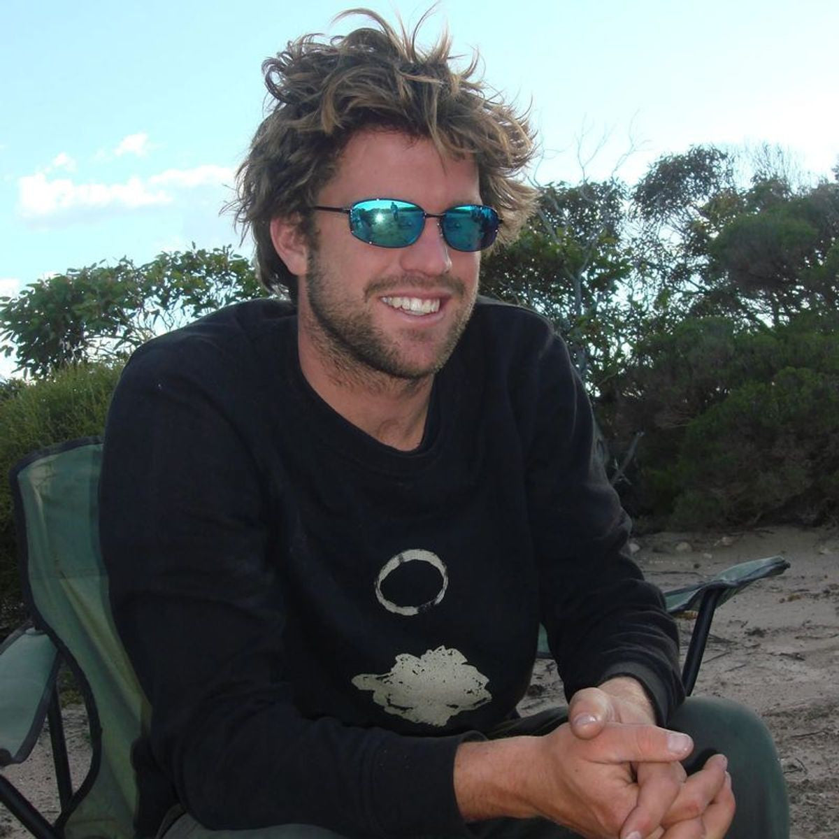 Californication, Polished Gunmetal/Blue Mirror Lenses