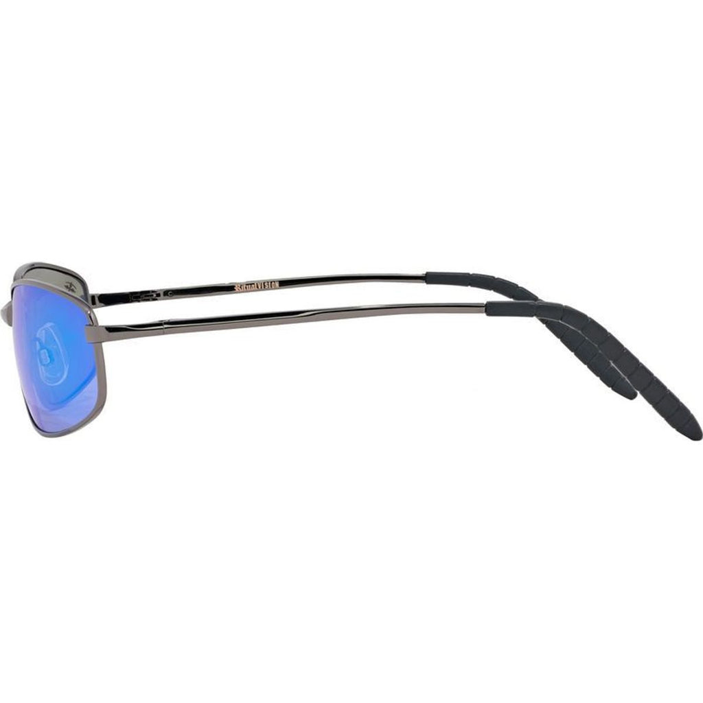 Californication, Polished Gunmetal/Blue Mirror Lenses