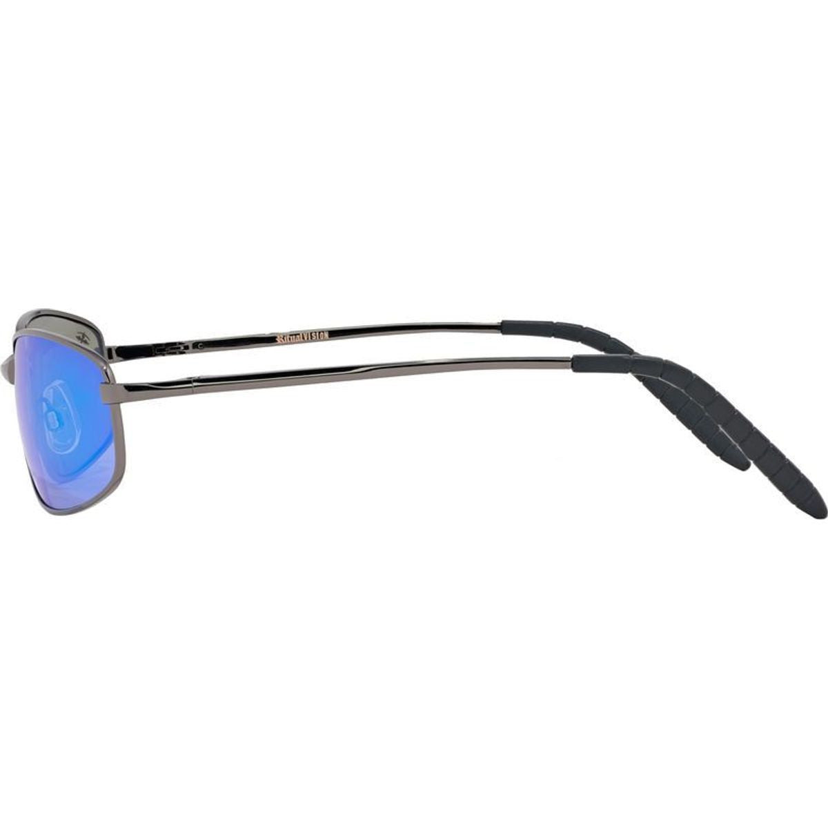 Californication, Polished Gunmetal/Blue Mirror Lenses