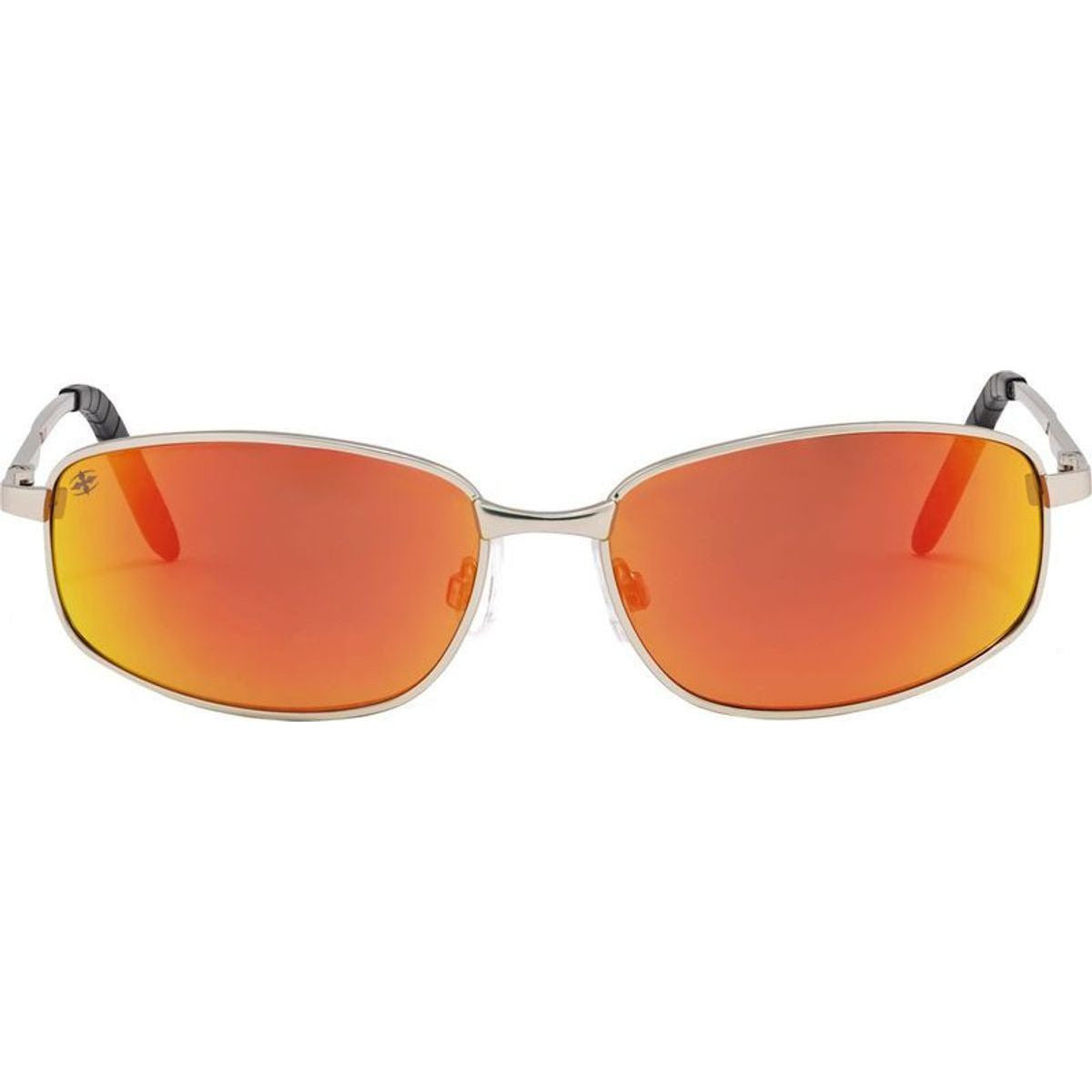 Californication, Matte Silver/Orange Mirror Lenses