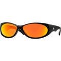 Demon Speed, Matte Black/Orange Mirror Polarised Lenses