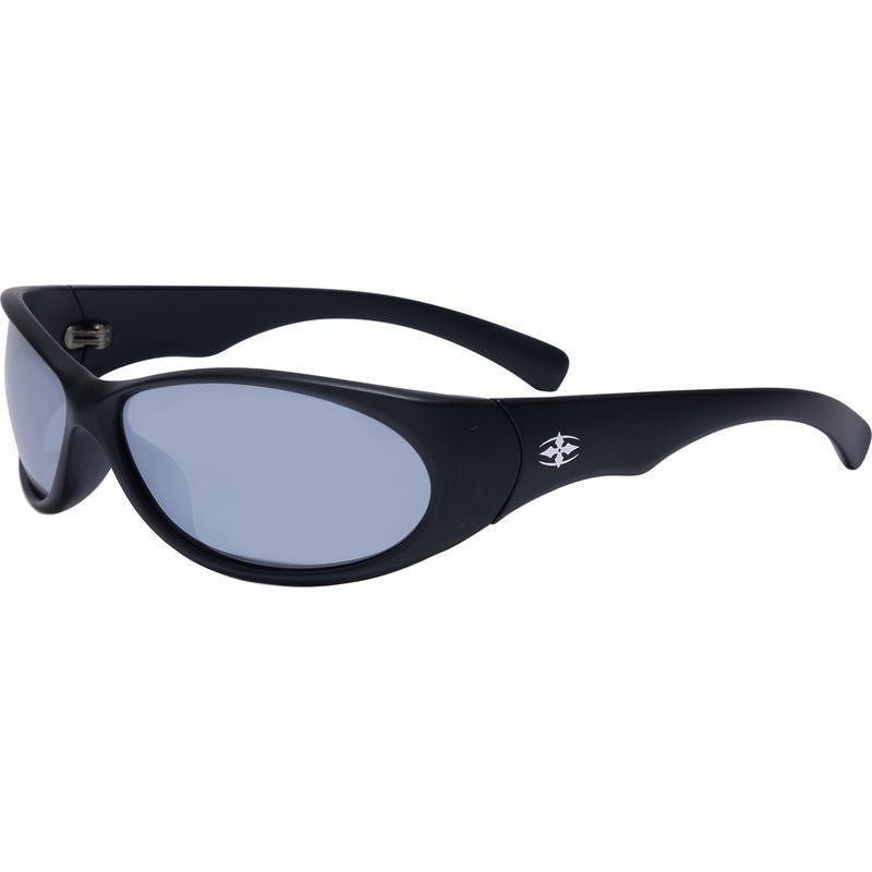 Demon Speed, Matte Black/Silver Grey Mirror Polarised Lenses