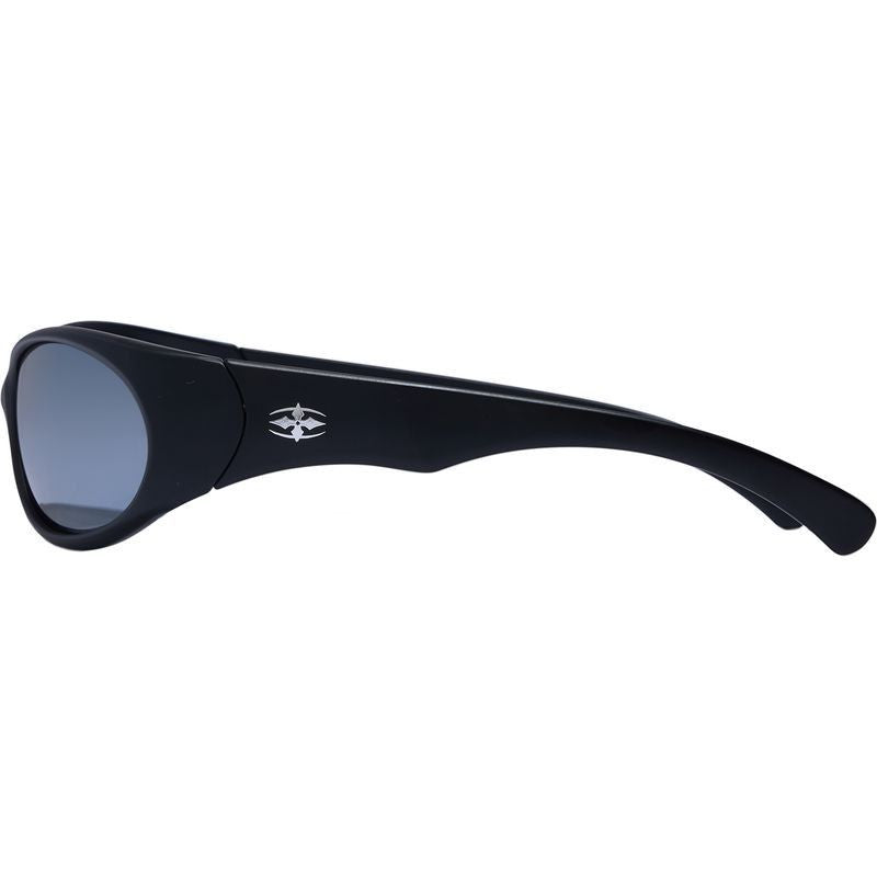 Demon Speed, Matte Black/Silver Grey Mirror Polarised Lenses