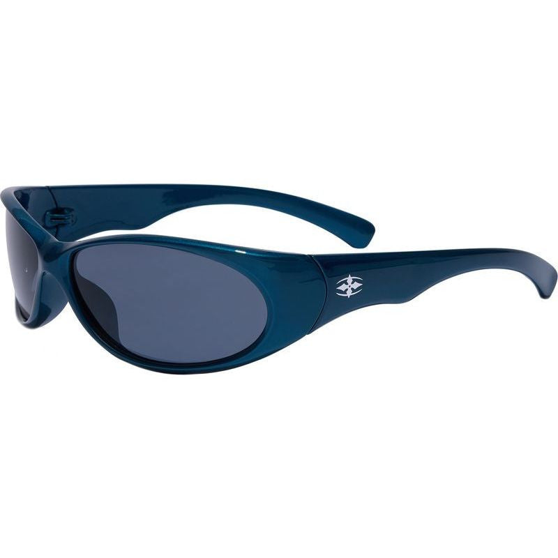 Demon Speed, Metallic Blue/Grey Lenses