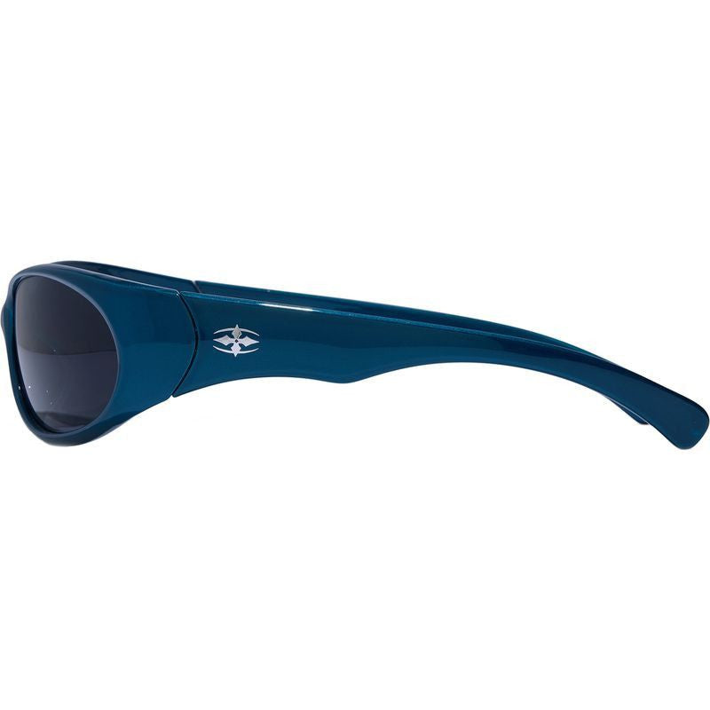 Demon Speed, Metallic Blue/Grey Lenses