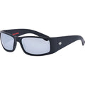 Doomsday Machine, Matte Black/Silver Mirror Polarised Lenses