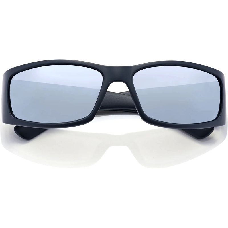 Doomsday Machine, Matte Black/Silver Mirror Polarised Lenses