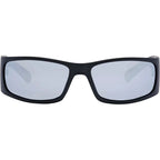 Doomsday Machine, Matte Black/Silver Mirror Polarised Lenses