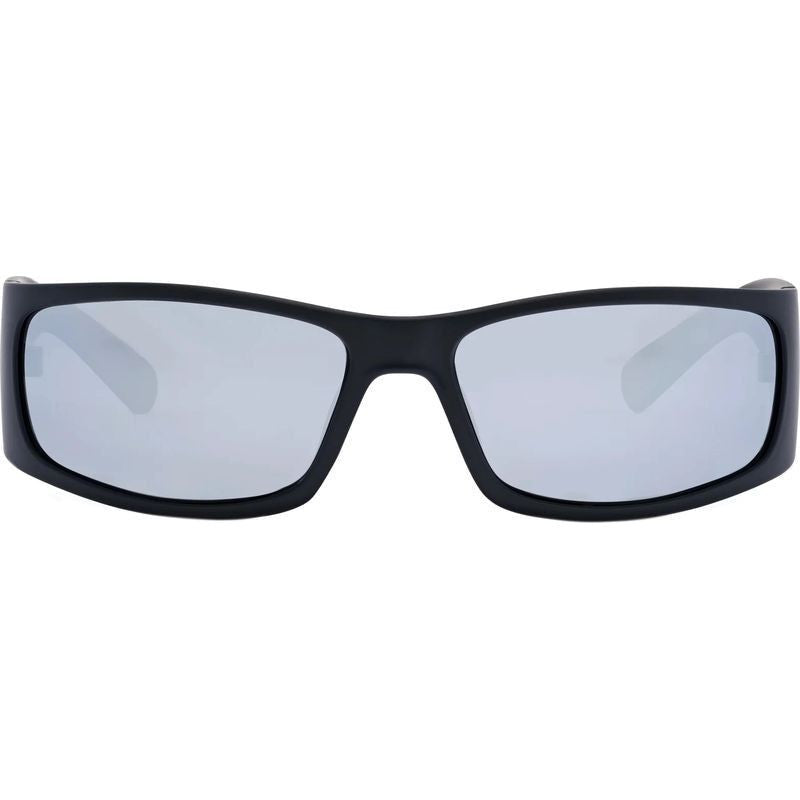 Doomsday Machine, Matte Black/Silver Mirror Polarised Lenses
