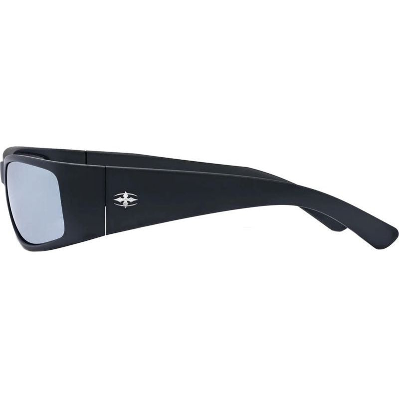 Doomsday Machine, Matte Black/Silver Mirror Polarised Lenses