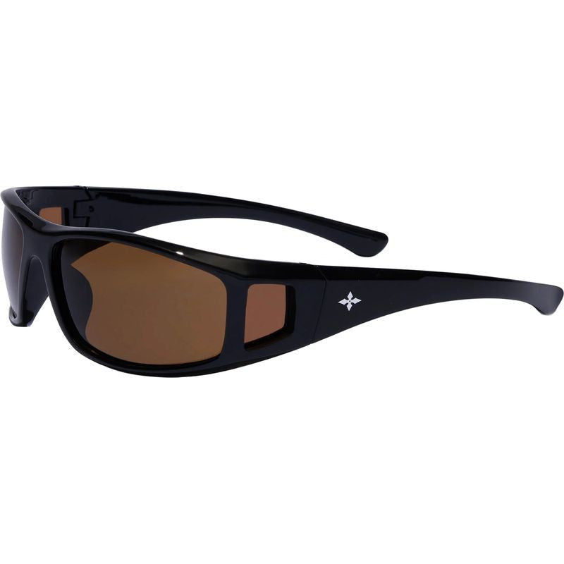 Dragster, Polished Black/Bronze Polarised Lenses