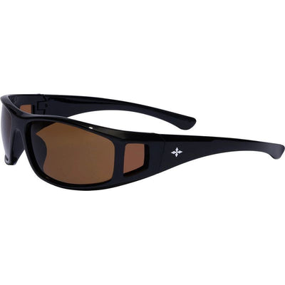 Dragster, Polished Black/Bronze Polarised Lenses