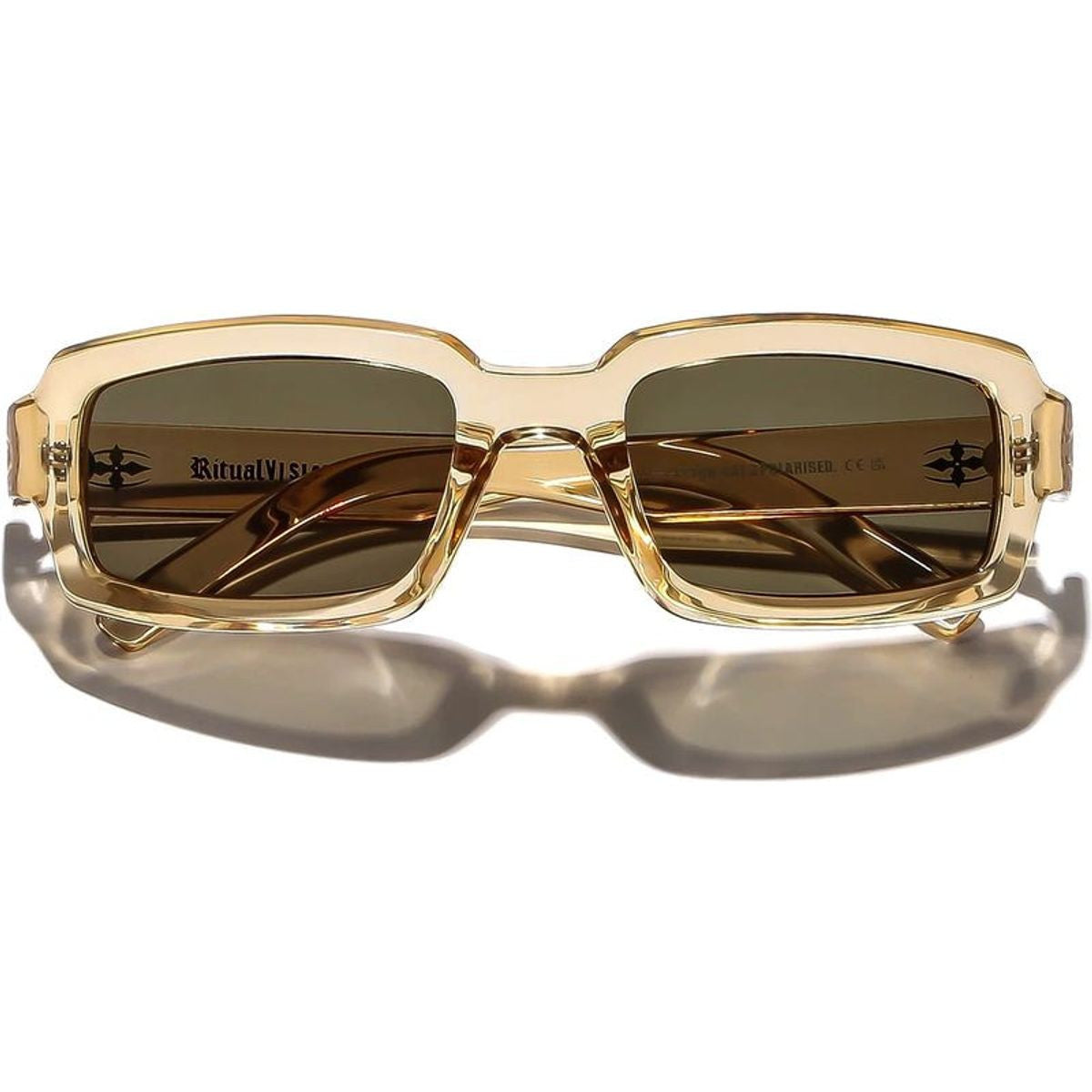 Interceptor, Crystal Stone/Olive Polarised Lenses
