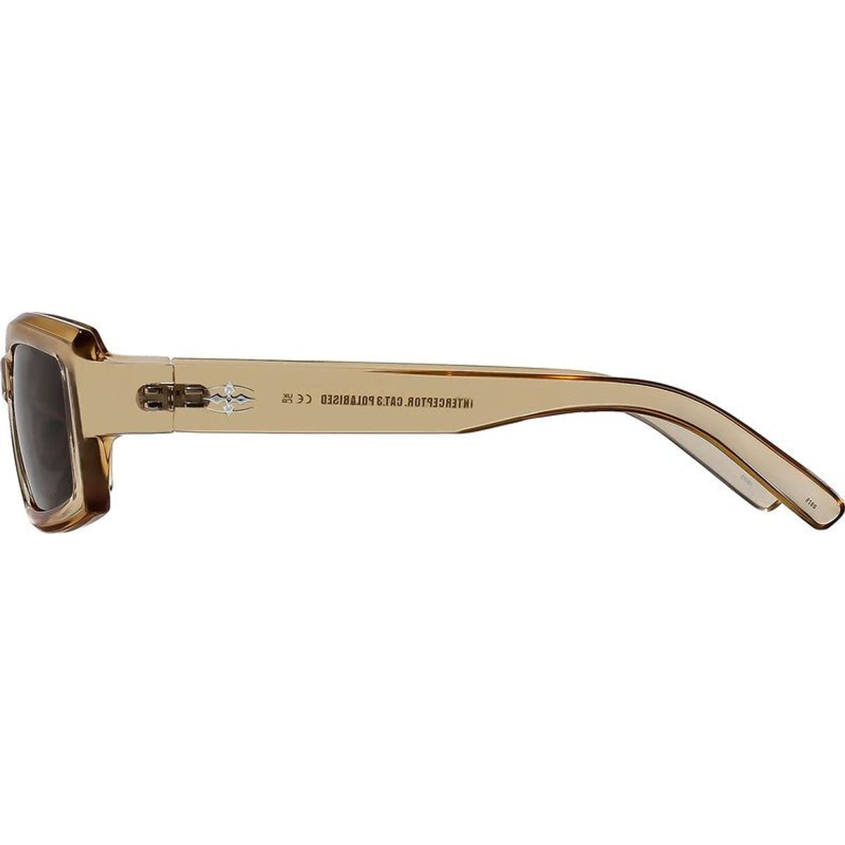 Interceptor, Crystal Stone/Olive Polarised Lenses