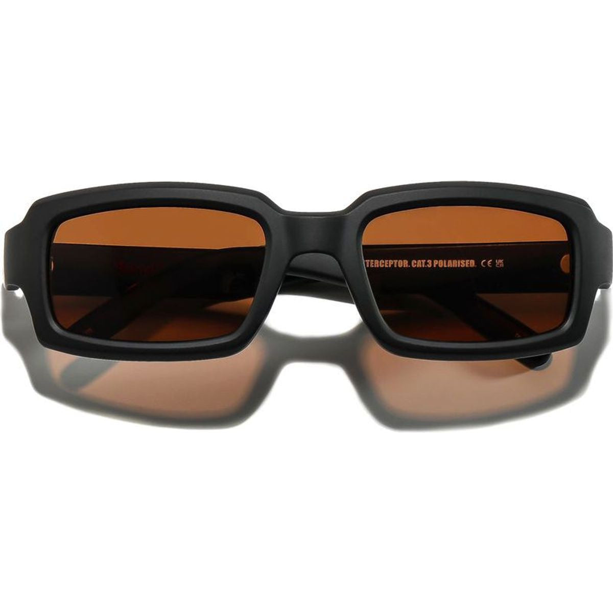 Interceptor, Matte Black/Bronze Polarised Lenses