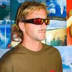Parasite, Black/Orange Mirror Polarised Lenses