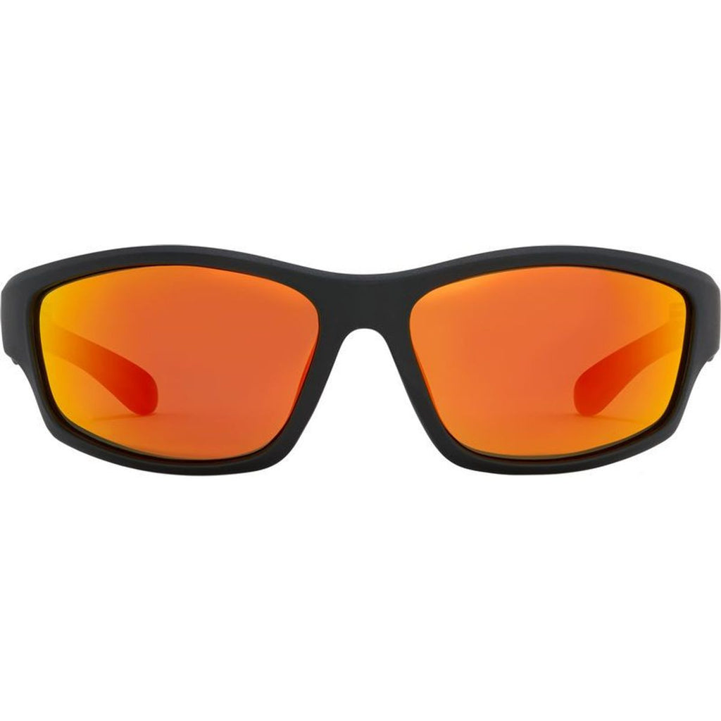 Teenage Zero, Matte Black/Orange Mirror Polarised Lenses