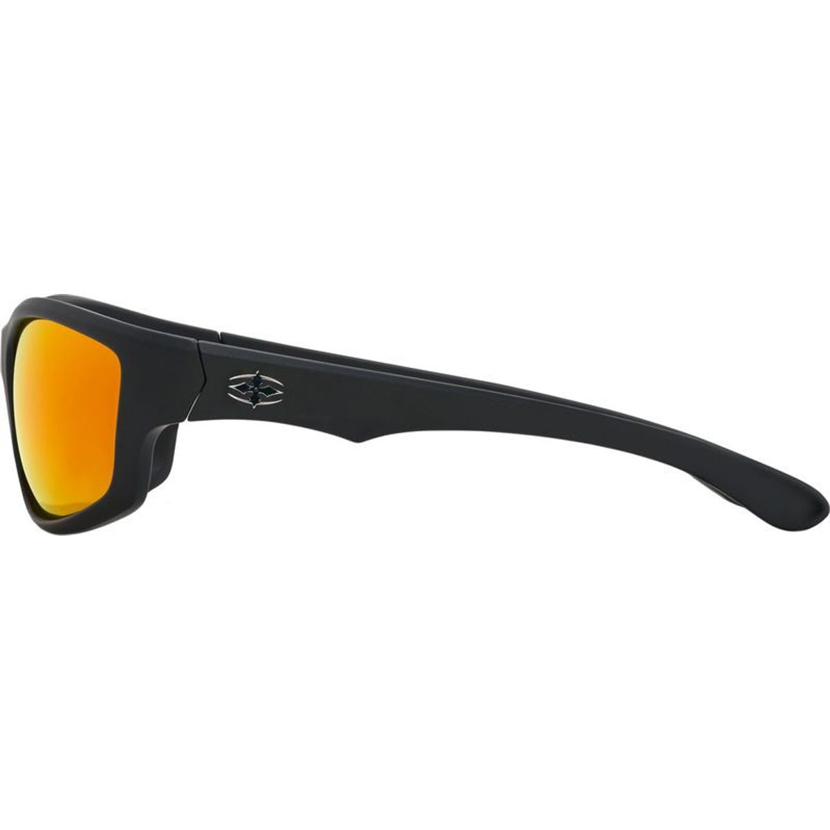 Teenage Zero, Matte Black/Orange Mirror Polarised Lenses
