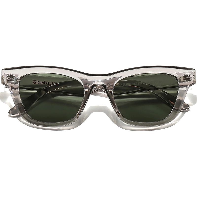 Ritual Vision Generator Crystal Smoke Green Polarised Front2